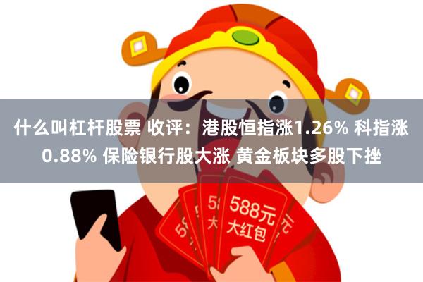 什么叫杠杆股票 收评：港股恒指涨1.26% 科指涨0.88% 保险银行股大涨 黄金板块多股下挫