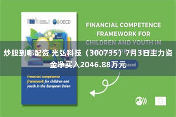 炒股到哪配资 光弘科技（300735）7月3日主力资金净买入2046.88万元