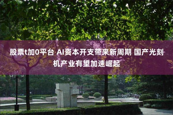 股票t加0平台 AI资本开支带来新周期 国产光刻机产业有望加速崛起