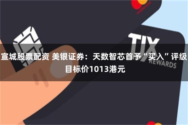 宣城股票配资 美银证券：天数智芯首予“买入”评级 目标价1013港元