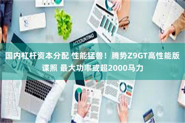 国内杠杆资本分配 性能猛兽！腾势Z9GT高性能版谍照 最大功率或超2000马力