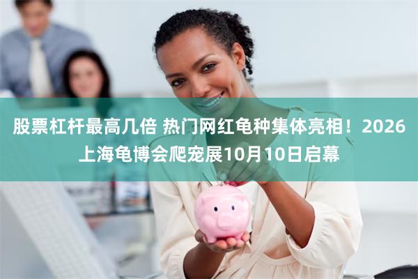 股票杠杆最高几倍 热门网红龟种集体亮相！2026上海龟博会爬宠展10月10日启幕